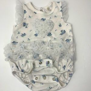 🧸3 for $19🧸 Kyle and Deena New York Bodysuit 3-6 months (white)